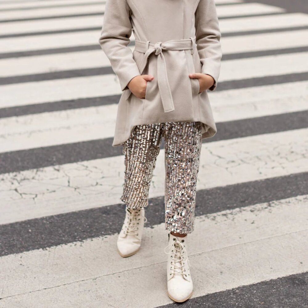 Joyfolie Libbie Pant in Silver